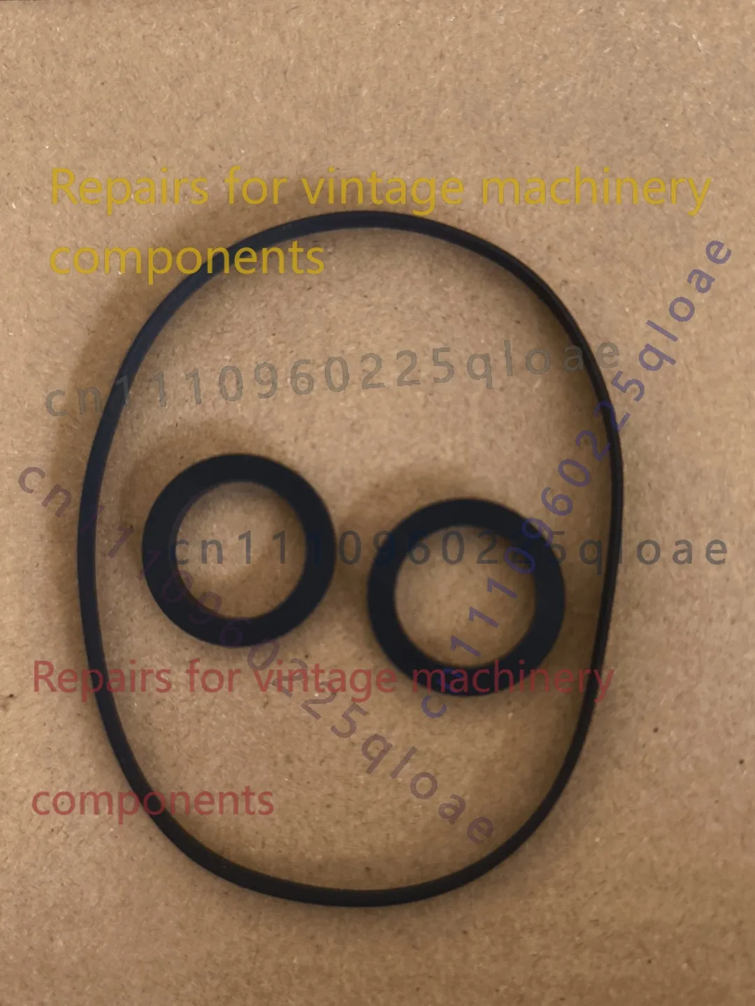 Reel Repair Kit - ชุดซ่อมสายพานขับและวงแหวนยางดุมรอก สำหรับเครื่องเล่นเทปคาสเซ็ต DENON F2 F3 รุ่นวินเทจ