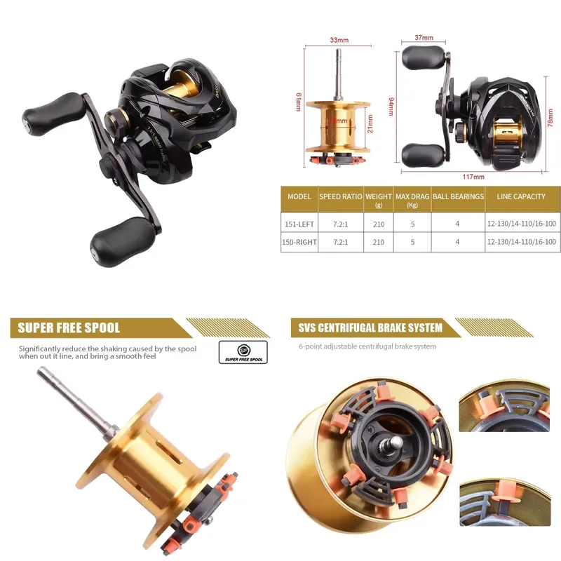 รอกตกปลา Bass One Xt 151 150 อ - Baitcasting Reel บทวิจารณ์และราคา